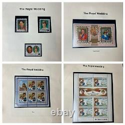 Bob4stampsprincess Diana Stamp Collection Lot Of 2 Albums Mnh 1997 & 1981 Mint