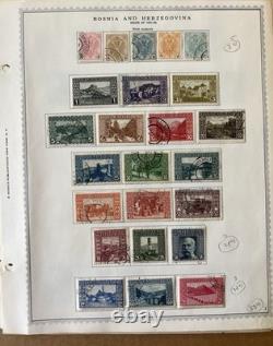 Bosnia Herzegovina Stamp Collection 1879-1918 on Album Pages Bosnia Herzegovina Stamp Collection 1879-1918 on Album Pages