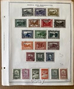 Bosnia Herzegovina Stamp Collection 1879-1918 on Album Pages Bosnia Herzegovina Stamp Collection 1879-1918 on Album Pages