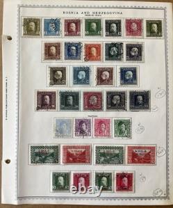Bosnia Herzegovina Stamp Collection 1879-1918 on Album Pages Bosnia Herzegovina Stamp Collection 1879-1918 on Album Pages