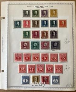 Bosnia Herzegovina Stamp Collection 1879-1918 on Album Pages Bosnia Herzegovina Stamp Collection 1879-1918 on Album Pages