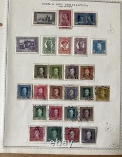 Bosnia Herzegovina Stamp Collection 1879-1918 on Album Pages Bosnia Herzegovina Stamp Collection 1879-1918 on Album Pages