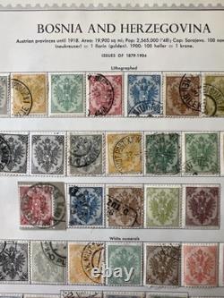 Bosnia Herzegovina Stamp Collection 1879-1918 on Album Pages Bosnia Herzegovina Stamp Collection 1879-1918 on Album Pages