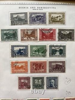 Bosnia Herzegovina Stamp Collection 1879-1918 on Album Pages Bosnia Herzegovina Stamp Collection 1879-1918 on Album Pages