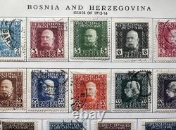 Bosnia Herzegovina Stamp Collection 1879-1918 on Album Pages Bosnia Herzegovina Stamp Collection 1879-1918 on Album Pages