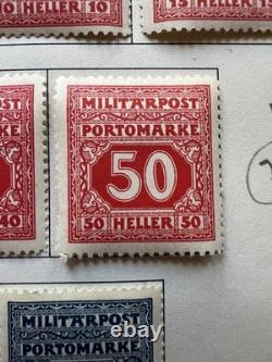 Bosnia Herzegovina Stamp Collection 1879-1918 on Album Pages Bosnia Herzegovina Stamp Collection 1879-1918 on Album Pages