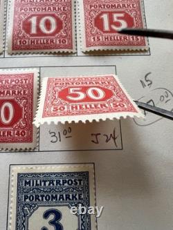 Bosnia Herzegovina Stamp Collection 1879-1918 on Album Pages Bosnia Herzegovina Stamp Collection 1879-1918 on Album Pages