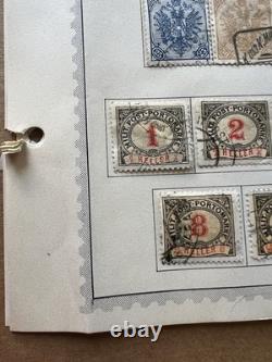 Bosnia Herzegovina Stamp Collection 1879-1918 on Album Pages Bosnia Herzegovina Stamp Collection 1879-1918 on Album Pages