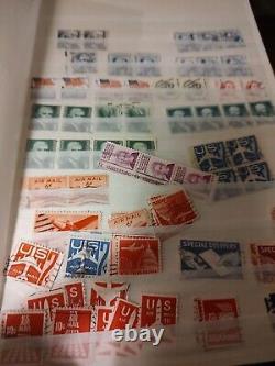 Boutique Collection Of American Stamps In Super Safe Stock Book. Great Value