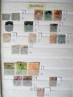 Brasilien Sammlung South America Brasil Album Collection 1300 different stamps