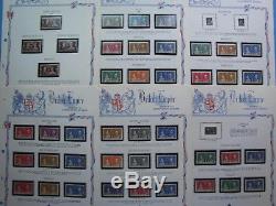 British 1937 Kgvi Coronation Mint Complete Collection All 202 Stamps Nice Album