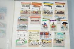 British Colonies Collection Of 550+ Stamps Mint & Used In Uni-safe Stockbook