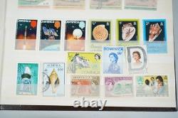British Colonies Collection Of 550+ Stamps Mint & Used In Uni-safe Stockbook