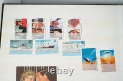 British Colonies Collection Of 550+ Stamps Mint & Used In Uni-safe Stockbook