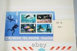British Colonies Collection Of 550+ Stamps Mint & Used In Uni-safe Stockbook