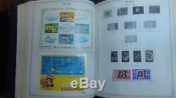 British Colonies stamp collection in 2 Vol. Minkus albums to'92 or so