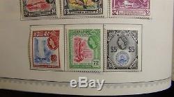 British Colonies stamp collection in 3 Vol. Minkus albums to'92 with 10k stamps