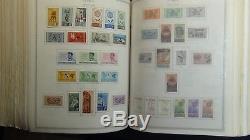 British Colonies stamp collection in 6 Vol. Minkus albums with 5,000 or so to'97
