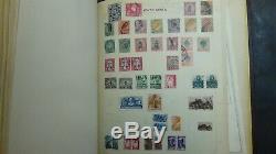 British Cols. Stamp collection in Schaubek springback album with est. 1,450