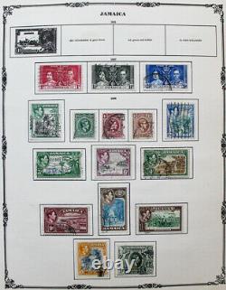 British Commonwealth 1930s-40s F-Z Stamp Collection in Scott Album