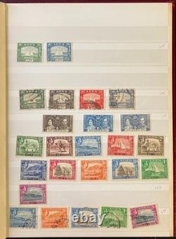 British Commonwealth Aden & Antigua Stamp Collection Stockbook Mint & Used ZAYIX