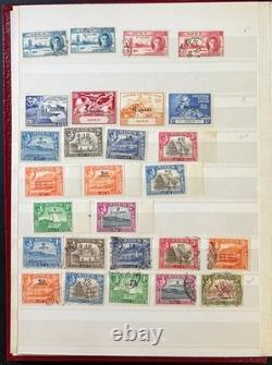 British Commonwealth Aden & Antigua Stamp Collection Stockbook Mint & Used ZAYIX
