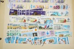 British Commonwealth Collection Of 1,700+ Stamps Used Stored In Album