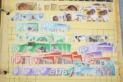 British Commonwealth Collection Of 1,700+ Stamps Used Stored In Album