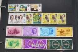 British Commonwealth Collection Of 1,900+ Stamps Mint & Used In Album