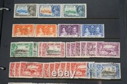 British Commonwealth Collection Of 1,900+ Stamps Mint & Used In Album