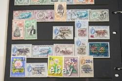 British Commonwealth Collection Of 1,900+ Stamps Mint & Used In Album
