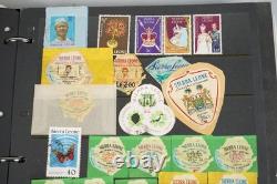 British Commonwealth Collection Of 1,900+ Stamps Mint & Used In Album