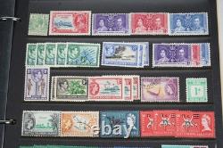 British Commonwealth Collection Of 1,900+ Stamps Mint & Used In Album