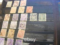 British India & States Stamp Collection in album