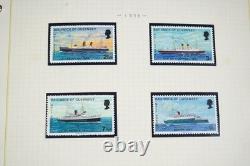 British Isles Collection Of 1,000+ Stamps Mostly Mnh Stored In Album