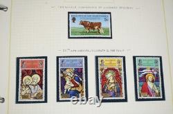 British Isles Collection Of 1,000+ Stamps Mostly Mnh Stored In Album