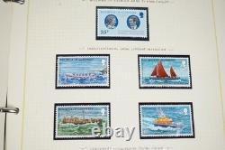 British Isles Collection Of 1,000+ Stamps Mostly Mnh Stored In Album