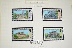 British Isles Collection Of 1,000+ Stamps Mostly Mnh Stored In Album