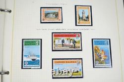 British Isles Collection Of 1,000+ Stamps Mostly Mnh Stored In Album