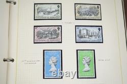 British Isles Collection Of 1,000+ Stamps Mostly Mnh Stored In Album