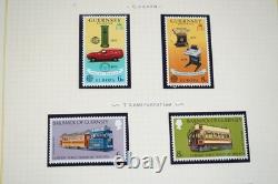 British Isles Collection Of 1,000+ Stamps Mostly Mnh Stored In Album