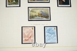 British Isles Collection Of 1,000+ Stamps Mostly Mnh Stored In Album