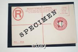 British Morocco Stationery Collection Of 27 Postcards / Envelopes In Scott Album