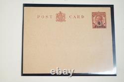 British Morocco Stationery Collection Of 27 Postcards / Envelopes In Scott Album