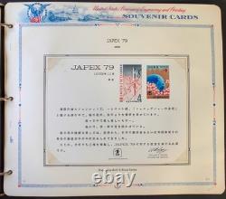 Bureau Souvenir Cards Stamp Collection White Ace Albums 3 Volume Set ZAYIX