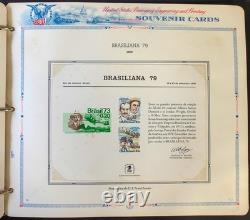 Bureau Souvenir Cards Stamp Collection White Ace Albums 3 Volume Set ZAYIX