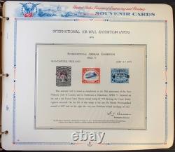 Bureau Souvenir Cards Stamp Collection White Ace Albums 3 Volume Set ZAYIX