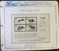 Bureau Souvenir Cards Stamp Collection White Ace Albums 3 Volume Set ZAYIX