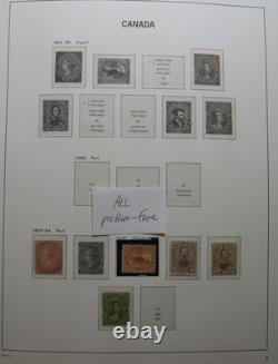 CANADA 1851-1969 MNH/MH/USED Collection DAVO HINGELESS Album BBZ