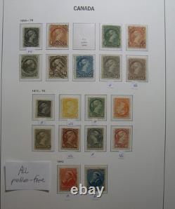 CANADA 1851-1969 MNH/MH/USED Collection DAVO HINGELESS Album BBZ